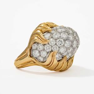 แหวนทองคำขาว 14K พรีเมียม ประดับเพชรทรงกลม 4.50 กะรัต เจียระไนแบบ F VS2 เพชรเลี้ยงในห้องปฏิบัติการ ดีไซน์โดม สำหรับเป็นแหวนหมั้นสำหรับเธอ เป็นของขวัญ - Product Image 6