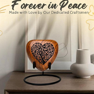 Wooden Ash Storage for Cremation Remains Handcrafted Wooden Funeral Urn Wholesale by AYAANS - Product Image 5