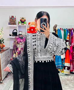 Handmade Traditional Kuchi <b>Dress</b> For Women Embroidered Afghan Festival <b>Dress</b> Lace Pushtu Culture Floor Length Afghan Kuchi <b>Dress</b> - Product Image 2