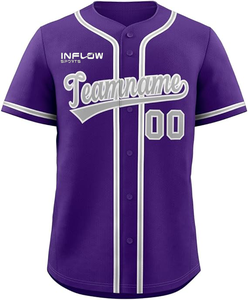 Uniforme de baseball de haute qualité à boutons complets, uniforme de baseball personnalisé de la meilleure qualité, uniforme de baseball en tissu sublimé - Product Image 1