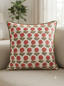 Housse de coussin décorative haut de gamme en coton avec passepoil, fabriquée à la main, antibactérienne, amovible, lavable, avec fermeture éclair pour - Product Image 5