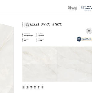 Azulejos de porcelana italiana de lujo con acabado brillante, en formatos grandes de 800x1600, 1200x1800 y 750x1500 mm, para villas de alta gama. - Product Image 1