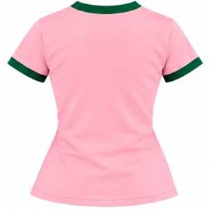   Camiseta de moda para mujer de Sisterhood Pink, diseño gráfico de Sisterhood, manga corta, cuello redondo, informal, estilo sorority - Product Image 2