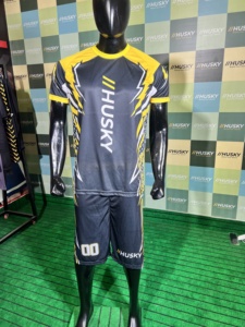 Conjunto de Camiseta de Fútbol Sublimada para Hombre HUSKY, Manga Corta, Cuello Redondo, Absorbe la Humedad, 100% Poliéster, Ajuste Atlético, para Todas las Temporadas - Product Image 3