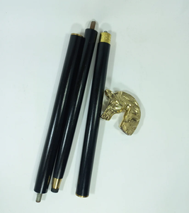Bâton de marche en bois de qualité supérieure avec poignée en laiton poli en forme de cheval pour hommes, femmes, randonnée, camping, fête, cadeau pour personnes âgées - Product Image 3