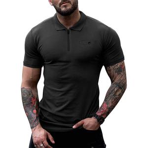Camisetas Polo para Hombre, Uniformes de Trabajo Antiarrugas de Algodón Transpirable Rosa con Logotipo Personalizado Premium al por Mayor - Product Image 1