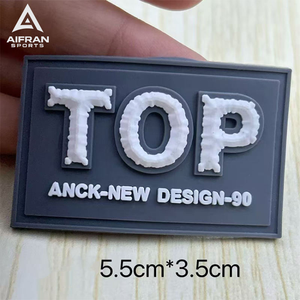 Patch PVC personnalisé Aifran 2D 3D, logo en caoutchouc pour chapeaux, vestes, sacs, patch PVC souple, durable, imperméable, fabriqué en usine - Product Image 3