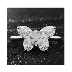 Idées de cadeaux de Noël originales, bague en diamant personnalisée unique pour maman, papa, femme, mari, bijoux à moins de 500 € pour 2025 - Product Image 1