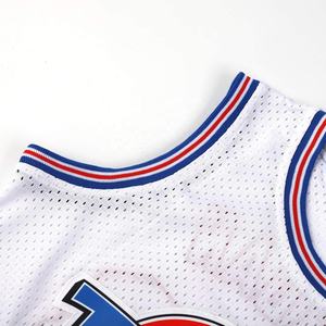 Camiseta de baloncesto para hombre, ropa deportiva con logotipo personalizado y número bordado - Product Image 2