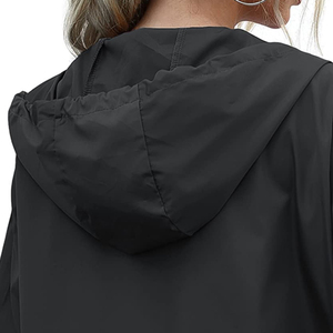 Wholesale Custom Color Outdoor Waterproof <b>Canvas</b> Hooded Windbreaker <b>Jacket</b> for <b>Men</b> Front Logo Most Selling - Product Image 5