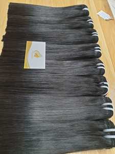 Extensiones de cabello humano Remy 100% de alta calidad, paquetes de trama de piel de encaje HD camboyano vietnamita crudo recto Natural modelo - Product Image 5