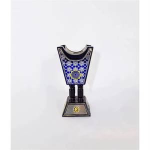 Brûleur d'encens en céramique en forme de champignon, noir mat, porte-bakhoor unique, encensoir à cônes, diffuseur d'arômes pour la maison, four d'aromathérapie - Product Image 3