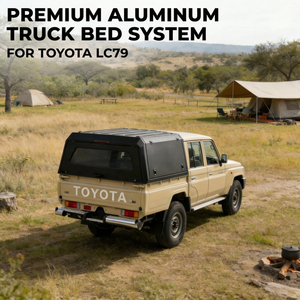 Cubierta de Aluminio para Camioneta, Toldo Rígido para F150, Carcasa para Camioneta <span class=keywords><strong>Toyota</strong></span> con Portaequipajes para <span class=keywords><strong>Toyota</strong></span> LC79 - Product Image 2