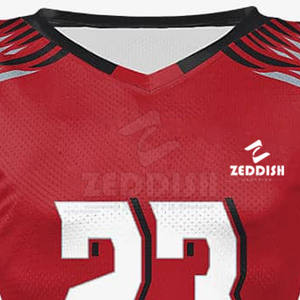 Maillot de football américain pour homme, fabriqué au Pakistan, sur mesure, manches courtes, respirant, 100% polyester, écologique - Product Image 5