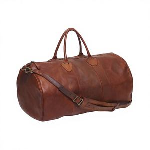 Sac de voyage en cuir véritable de haute qualité personnalisé, imperméable, léger, écologique, fermeture à glissière, grande capacité - Product Image 2