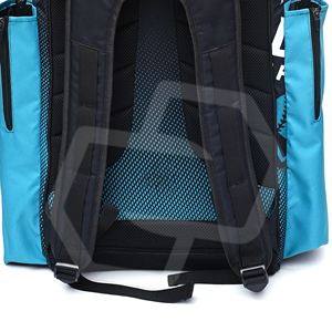 Sac de sport unisexe personnalisé en nylon bleu avec fermeture éclair à enroulement pour bâton de baseball/softball, décoration imprimée - Product Image 6