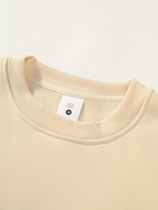 เสื้อสเวตเชิ้ตคอกลมสีฟ้าอ่อนสำหรับผู้หญิง พิมพ์ลายตัวอักษรรูปเปลวไฟ ผ้าฝ้าย 100% ระบายอากาศได้ดี ทรงปกติ เหมาะสำหรับใส่ในฤดูใบไม้ร่วง - Product Image 5