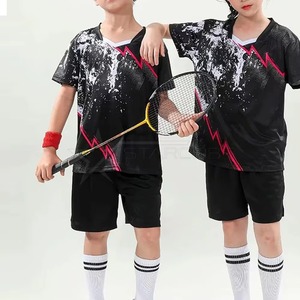 เสื้อเทเบิลเทนนิสแบบซับลิเมชั่น แห้งเร็ว ระบายอากาศได้ดี ผลิตจากโพลีเอสเตอร์ ชุดทีมกีฬา เสื้อแบดมินตัน ชุดฝึกซ้อม - Product Image 5