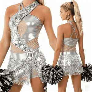 ชุดยูนิฟอร์มเชียร์ลีดเดอร์ระดับมืออาชีพ คุณภาพสูง พร้อมโลโก้สั่งทำพิเศษ แห้งเร็ว ระบายอากาศได้ดี ปรับแต่งได้ตามต้องการ และมีสไตล์ - Product Image 3