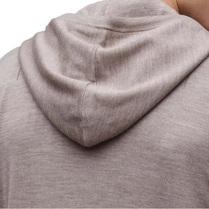 Sudadera con Capucha y Cremallera para Hombre, Color Gris, Corte Regular, Color Sólido, Informal, Tejida, para Otoño, Precio Económico - Product Image 3