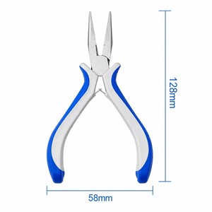 Serrated Snipe Nose Pliers with <b>Cutter</b> Precision Jewelry Making Tool ZetomedPro - Product Image 3
