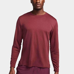 T-shirts d'été légers à manches longues pour hommes, personnalisables, respirants pour la course, vente en gros, usine OEM de vêtements de sport - Product Image 3