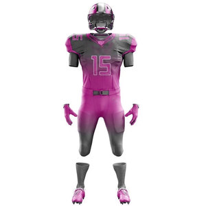 Ensemble d'uniformes de football américain pour adultes avec logo personnalisé, de haute qualité, respirant, en polyester, uniforme de football américain - Product Image 3