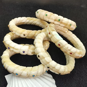Pulsera de Cuentas de Hueso Natural, Joyería de Moda de Platino de Alta Calidad para Damas, Precio de Fábrica - Product Image 1