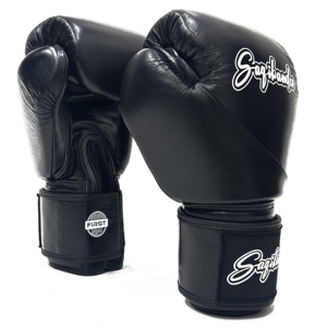 Guantes de Boxeo Tailandés Taihechangsheng SC 9990 de 8oz, 10oz, 12oz y 16oz, Impermeables, de Cuero Vacuno, con Cierre de Gancho y Bucle - Product Image 5