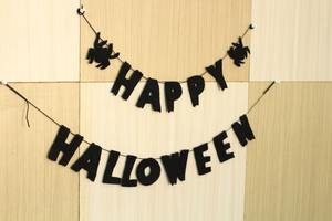 พวงมาลัยแฮปปี้ฮาโลวีนทำมือจากผ้าสักหลาด ป้ายแฮปปี้ฮาโลวีนตกแต่งจากผ้าสักหลาด ป้ายพวงมาลัยแฮปปี้ฮาโลวีนทำจากผ้าสักหลาดขนสัตว์ - Product Image 6