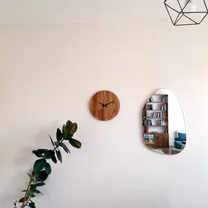 <b>Rustic</b> Wooden Clock Handmade Natural Wood Decorative <b>Desk</b> Clock Budget Friendly Home Accent By AALIYAN IMPEX - Product Image 5