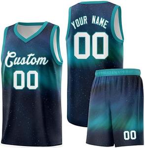 Ensemble d'uniformes de basket-ball personnalisés avec impression de nom et de numéro, tissu respirant pour clubs, écoles et ligues - Product Image 5