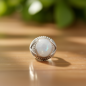 Anillo de Moda con Piedra Lunar, 5.7 Gramos de Peso - Product Image 3