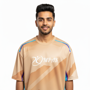 T-shirt décontracté surdimensionné style streetwear, vêtements de mode pour hommes, sublimation - Product Image 1