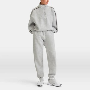 Ensemble de survêtement imprimé à capuche pour homme, directement de l'usine, avec pantalon de survêtement à taille élastique, fournisseur MOQ - Product Image 1