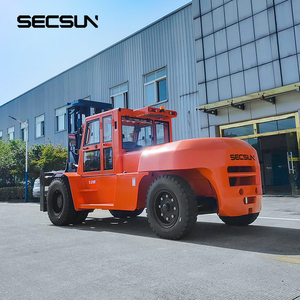 Сверхмощный противовесный вилочный погрузчик SECSUN 10 тонн 12 тонн дизельный погрузчик с закрытой кабиной - Product Image 4