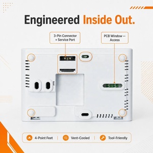<span class=keywords><strong>Thermostat</strong></span> Rotatif Compact en Gros 25uA 120x77x28mm avec Enregistrement Automatique en 5 Secondes et <span class=keywords><strong>Contact</strong></span> <span class=keywords><strong>Sec</strong></span> pour Chambre, Cuisine, Garage - Product Image 5