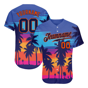 Men's Breathable Baseball Jersey Stripe <b>T</b> <b>Shirts</b> Plain Button Sports Blank Team Jersey Custom Design <b>Polyester</b> Sportswear - Product Image 2