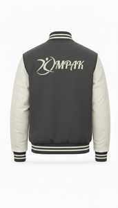 Professional University Leather Sleeves Chenille Letters Winter Hooded Eco-Friendly Unisex Fashion Outerwear with Front Logo - Product Image 3