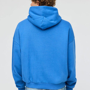 Men's Winter Pullover Hoodies 100% Cotton <b>Fleece</b> <b>Thick</b> Plain Front Logo Custom OEM/ODM High Quality Breathable Casual - Product Image 5