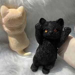 ของเล่นบีบแมวนุ่ม TPR ทำมือ ดีไซน์ใหม่ ขนาดจัมโบ้ ฟู ยืดหยุ่น บรรเทาความเครียด ของเล่นแมวคลายเครียด - Product Image 4