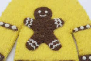 Handmade High Quality Durable Wool Felt <b>Mini</b> <b>Christmas</b> Sweater Ornament Gingerbread Man Design Eco-Friendly Holiday <b>Tree</b> Hanging - Product Image 2