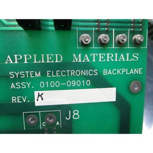 AMAT 0100-09010 SYSTEM ELECTRONICS BACKPLANE PCB - Équipements et pièces semi-conducteurs d'occasion fiables à l'échelle mondiale - Product Image 1