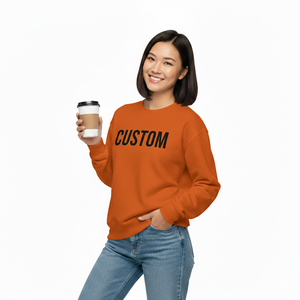เสื้อสเวตเชิ้ตผ้าฟลีซปักลายคุณภาพสูงทรงโอเวอร์ไซส์ คอเต่า แขนยาว แบบกลับด้านได้ สำหรับผู้หญิง รุ่นใหม่ประจำฤดูหนาว พร้อมโลโก้แบบกำหนดเอง - Product Image 4