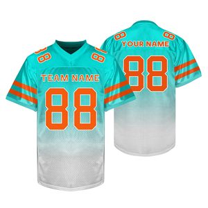 Bulk Order American Football Jersey Polyester Mesh Dazzle Screen Printing ODM Custom Logo V Neck Durable Uniform - Product Image 5