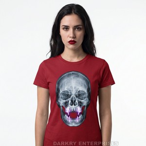 Camiseta Personalizada Gris Carbón con Diseño de Gárgola para Mujer, Camiseta con Estampado de Estatua Gótica, Ropa con Diseño de Criatura Mítica, Fabricante, Servicio de Fábrica OEM - Product Image 2