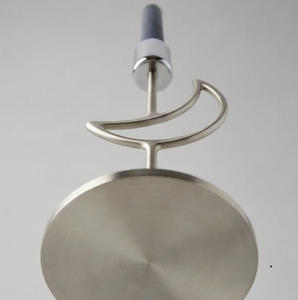 Candelero de Metal Plateado con Forma de Luna Creciente para Velas Cónicas, Decoración del Hogar - Product Image 4