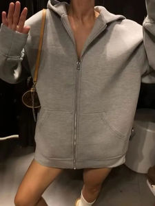 Sudadera con Capucha de Corte Regular para Invierno, Estilo Urbano, 100% Algodón Felpa, Ecológica, con Logotipo Personalizado de Fábrica para Hombre - Product Image 4