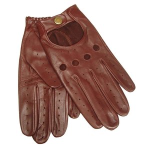 Gants de conduite en cuir de vachette personnalisables, double paume, séchage rapide, respirants, avec sangle de poignet réglable - Product Image 3