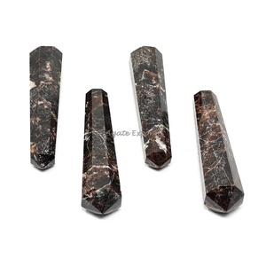 Torre de puntos de doble terminación de amor tallada curativa de ágata de ensueño Natural al por mayor para decoración del hogar Fengshui ambientalmente - Product Image 6